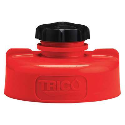 Storage Lid,Hdpe,3.25 In. H,Red