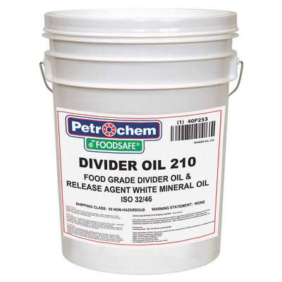 Divider Oil,Food Grade,5 Gal.