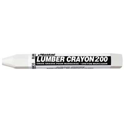 Lumber Crayon, White, 1/2"