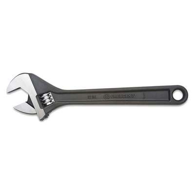 Adjustable Wrench, 12", Black