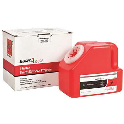 Sharps Container,9"W,1 Gal.,