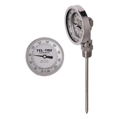 Analog Dial Thermometer,Stem