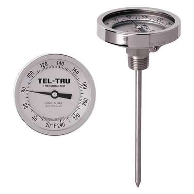 Analog Dial Thermometer,Stem