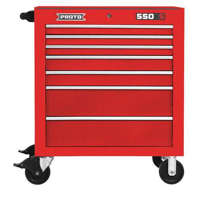 Rolling Tool Cabinet, Red,