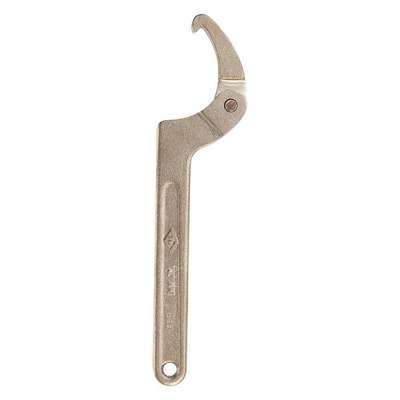 Hook Spanner Wrench,Side,12"