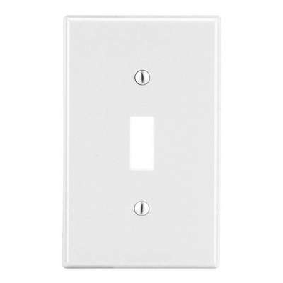 Toggle Switch Wall Plate,White