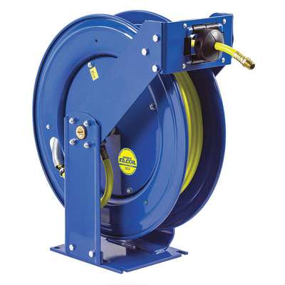 935622-5 Spring Return Hose Reel: 75 ft (1/2 in I.D.), 1/2 in MNPT, 300 ...