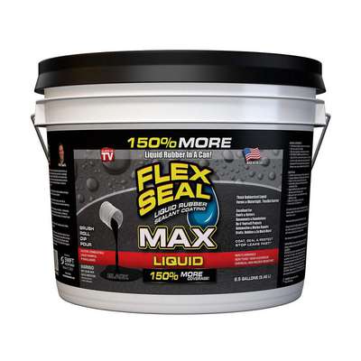 Flex Liquid Max,2.5 Gal,Black