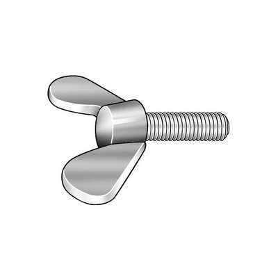 Thumb Screw,M5-0.80,Zinc,16mm L