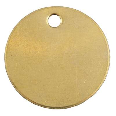 Blank Tag,Brass,2in H,2in W,