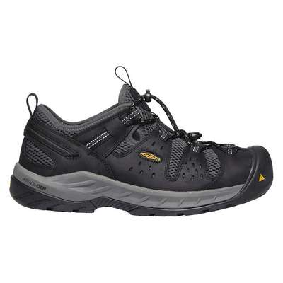 Hiker Shoe,12,D,Black,Steel,Pr