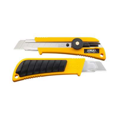 Snap-Off Knife,6 In,Yellow