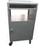 Mobile Computer Cabinet,Gray,