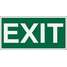 Exit Sign,Exit,3" x 6"