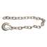 Safety Chain,Silver,3/8" Sz,6-