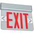 Exit Sign,LED,Red Letter,