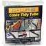 Cable Tidy Tube,Black,ABS