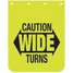 Mudflap Poly 24x30 Caution Yl