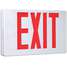 Exit Sign,3.0W,Red,7-1/2 In. H