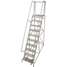 Rolling Ladder,Steel,130In. H.,