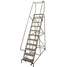 Rolling Ladder,Steel,140In. H.,