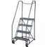 Rolling Ladder,Steel,70In. H.,
