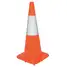 Traffic Cone, 18",Orange, PVC