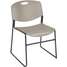 Stack Chair,400 Lb.,Gray,No