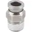 Male Connector,1/4 In x 1/4 In,