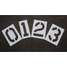Pavement Stencil,24 In,Number