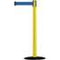 Barrier Post With Belt,7-1/2