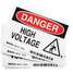 Sign, Danger High Voltage