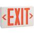 Exit Sign,LED,1 Or 2 Side,Red