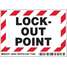 Lockout Label,3-1/2 In. H,5 In.