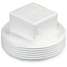 Clean Out Plug,3 In,Mpt,PVC