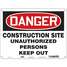 Safety Sign,24" Wx18" H,0.032"