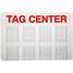 Tag Center,Unfilled,15-3/4 In H