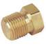 Hex Head Plug,Brass,3/8 In.,NPT