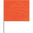 Marking Flag,Orange,Blank,Pvc,