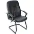 Guest Chair,Leather,Black,41