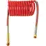 15 Ft Coiled A/B Hose - Red
