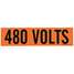 Voltage Card,1 Marker,480 Volts