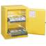 Storage Cabinet,4 Gal,Yellow