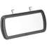 Large Mirror,Clip-On,9 3/4 In L