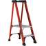 Platform Ladder,With Tool Tray,