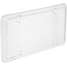 License Plate Cover,Clear,
