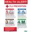 Health Alert Flu Poster 16X20