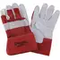 Leather Gloves,Goatskin,Red/