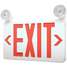 Exit Sign,ABS,LED ,2W,9-9/16in.