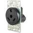 Receptacle,Black,For Rv Use